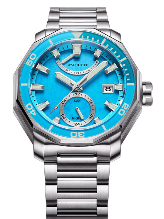 Seawolf II Turquoise – Waldhoff Timepieces