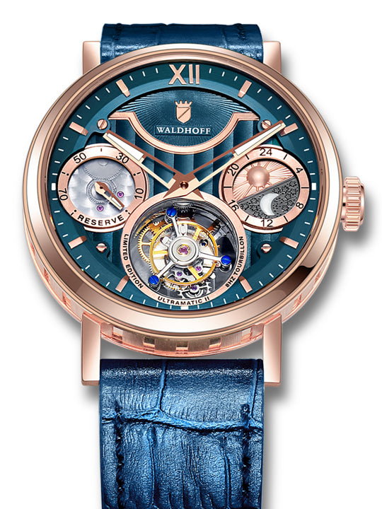 Ultramatic II Royal Blue RG – Waldhoff Timepieces
