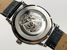 Silver Classic men's watch caseback