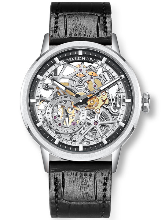 Pioneer Carbon Silver – Waldhoff Timepieces