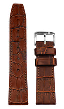 Brown Italian leather strap